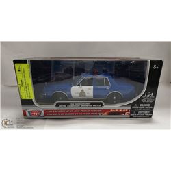 1:24 RCMP 1986 DODGE DIPLOMAT DIE CAST POLICE