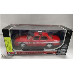 1:24 FIRE DEPARTMENT 2007 FORD FIRE CHIEF DIE