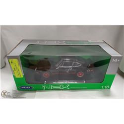 1:18 DIE CAST 1973 PORCHE 911 CARRERA RS WELLY