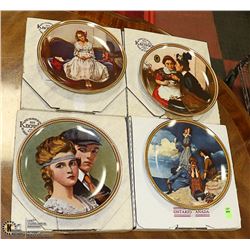 COLLECTION OF 4 KNOWLES NORMAN ROCKWELL