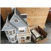 Image 1 : VINTAGE DOLL HOUSE WITH ACCESSORIES