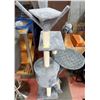 Image 1 : LARGE CAT TREE LIGHT BLUE/GREY IN COLOUR WITH