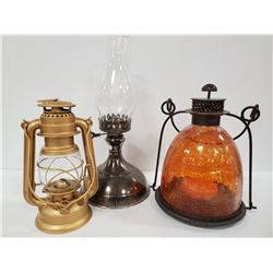 LOT OF 3 LAMPS