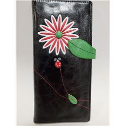 NEW LADYBUG & FLOWER BY SHAG WEAR WALLET