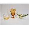 Image 1 : LOT OF 3 PIECES OF ART GLASS SCULPTURES