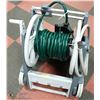 Image 1 : HOSE REEL WITH 50FT HOSE & LAWN SPRINKLER