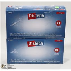 2 BOXES OF DISTECH XL MEDICAL EXAMINTATION