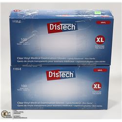 2 BOXES OF DISTECH XL MEDICAL EXAMINTATION