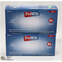2 BOXES OF DISTECH XL MEDICAL EXAMINTATION