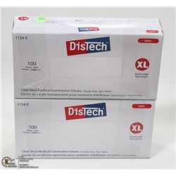 2 BOXES OF DISTECH XL MEDICAL EXAMINTATION
