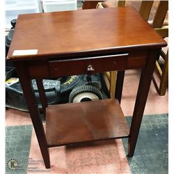 SIDE TABLE - ALL WOOD WITH DRAWER