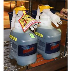 2 BOTTLES CONCENTRATED COMMERCIAL WINDEX