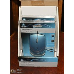 BOX OF 2 NEW WIRED COMPUTER MICE