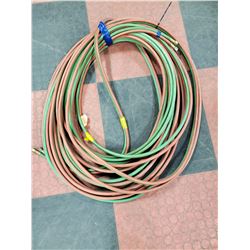 LONG OUTDOOR OXY ACETYLENE HOSE