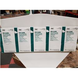 5 BOXES OF PDI SEE CLEAR LENS CLEANING WIPES