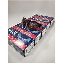 5 PAIR OF UVEX SAFETY EYEWEAR