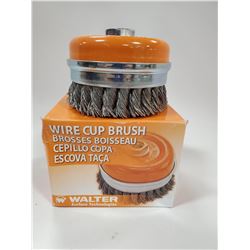 WIRE CUP BRUSH 5" X 5/8" X 11
