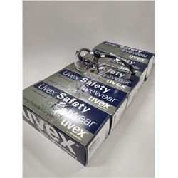 5 PAIR OF CLEAR LENSE SAFETY GLASSES