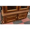 Image 2 : CUSTOM MADE 2PC CHINA CABINET, 47 X 82 X 18