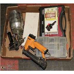 FLAT WITH PAINT GUN, NAILER, STAPLES & MORE