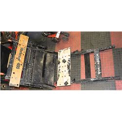 PAIR OF FOLDING WORK BENCHES