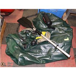 GREEN RUBBER DINGY (NO HOLES)