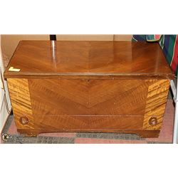 CEDAR LINED HOPE CHEST, 17 X 21 X 24