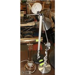 LOT OF 3 ASSORTED LAMPS