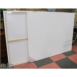 LOT OF 2 ARTISTIC PAINTING CANVASES 48" X 60"