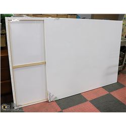 LOT OF 2 ARTISTIC PAINTING CANVASES 48" X 60"