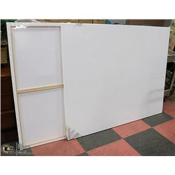 LOT OF 2 ARTISTIC PAINTING CANVASES 48" X 60"