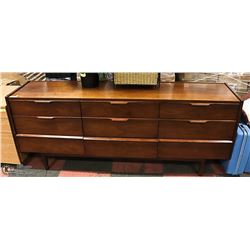9 DRAWER DRESSER, 76 X 30 X 18