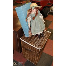 ANNE OF GREEN GABLES 17"  DOLL, VINTAGE MAD HATTER