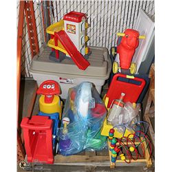 LOT OF MOSTLY FISHER PRICE TOYS