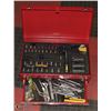 Image 1 : RED STEEL TOOL BOX (17"L X 10"W X 6.5"H) -