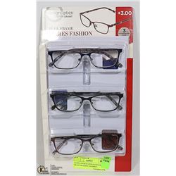 LADIES DESIGN OPTICS FOSTER GRANT READING GLASSES
