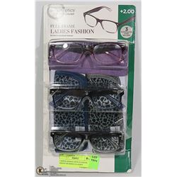 LADIES DESIGN OPTICS FOSTER GRANT READING GLASSES