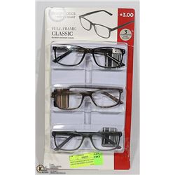 MEN'S DESIGN OPTICS FOSTER GRANT READING GLASSES