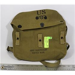 US ARMY LIGHTWEIGHT SERVICE MASK CANVAS BAG