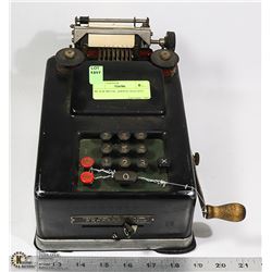 BLACK METAL ADDING MACHINE