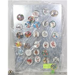 HANDCRAFTED MAGNETS ON MAGNETIC BOARD