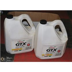 2 SEALED 5L JUGS SAE 5W30 CASTROL GTX MOTOR OIL