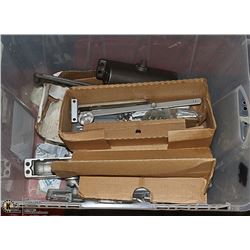 LOT OF LARGE DOOR HINGES