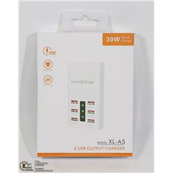 30W QUICK CHARGE 6 USB OUTPUT CHARGER