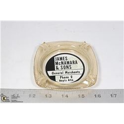 MINT RARE ASHTRAY 1 DIGIT PHONE # BOYLE HISTORY