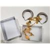 Image 1 : LOT OF 2 ESTATE  EARRINGS AND  NECKLACE