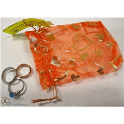 LOT OF 3 LADIES WEDDING BANDS SZ6