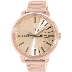 NEW DIESEL ROSE GOLD TONE 49MM MSRP $236 WATCH