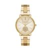 Image 2 : NEW MICHAEL KORS GOLD TONE CRYSTAL SUBDIAL