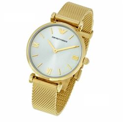 EMPORIO ARMANI GOLD COLOR MESH STRAP MSRP $455